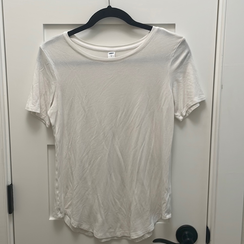 Plain white tee from old navy, size small